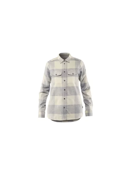 Fjällräven Canada Shirt LS W Fog-Chalk White Kobiety Koszula Fjällräven Szary Size: M biała
