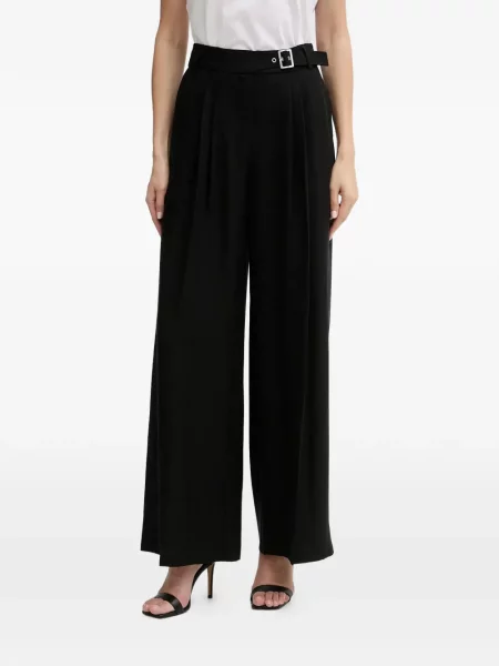 Pantaloni Karl Lagerfeld plisate negru