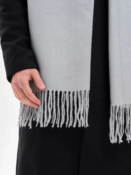 Шарф Without серый