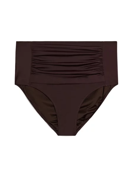 Swim by Zizzi Slip costum de baie Basic închis maro