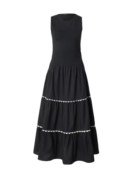 FRENCH CONNECTION Rochie KAYLIE / alb negru