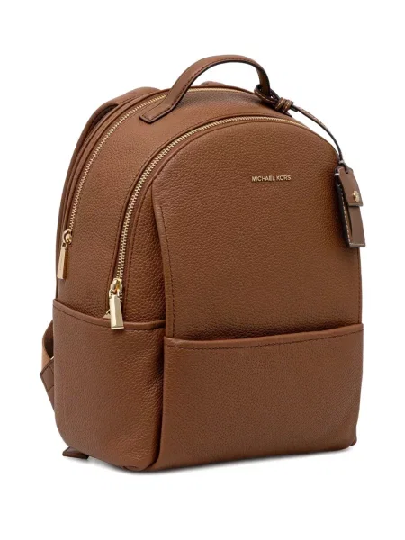 Top Michael Michael Kors din piele cu imagine maro