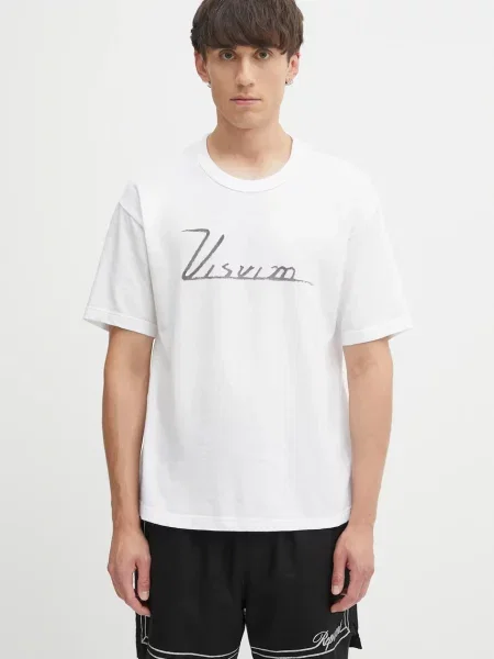 Majica kratkih rukava Visvim jumbo tee s/s s tiskom bijela