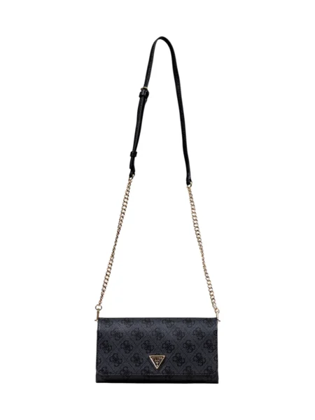 Guess torebka NOELLE szary czarna