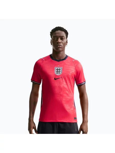 Tricou de fotbal pentru bărbați Nike England Stadium Away speed red/obsidian/white/obsidian alb