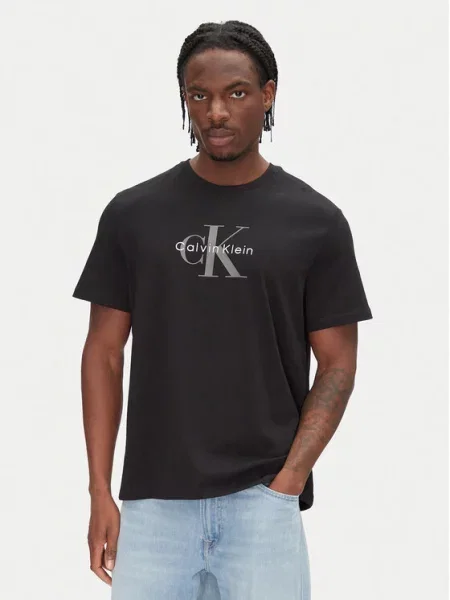 Calvin Klein Jeans T-shirt Hero Monologo crna
