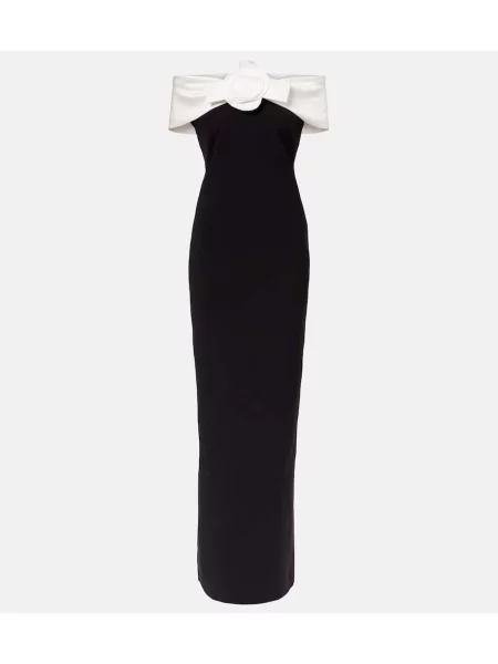 Rochie Self-portrait cu model floral negru