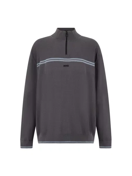 Sweter Boss szary