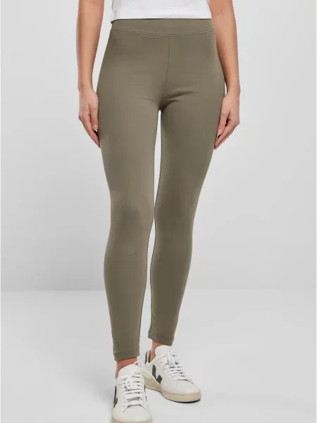 Legginsy Urban Classics z wysoką talią z dżerseju