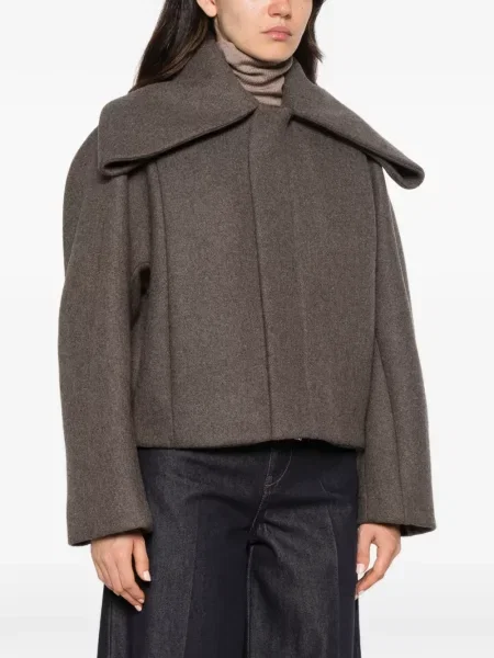Bunda Victoria Beckham hnědá