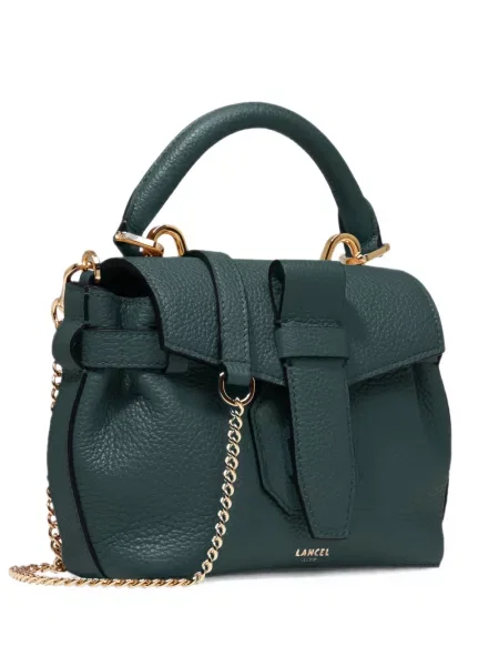 Geantă shopper Lancel din piele verde