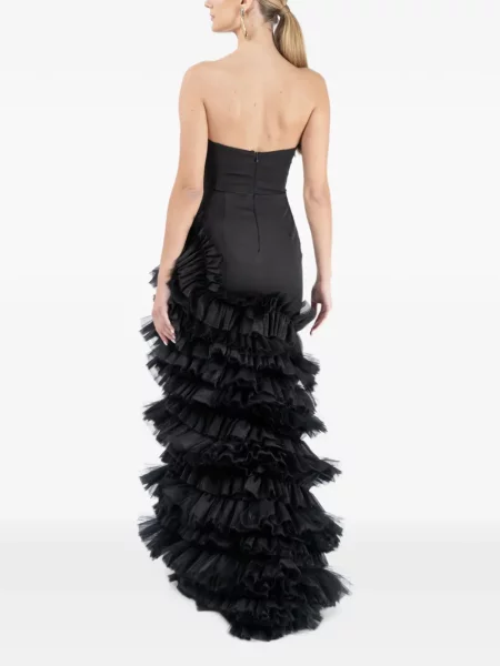 Rochie maxi Monarh cu volane negru