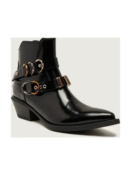 Pinko cizme de piele Tex 13 negru