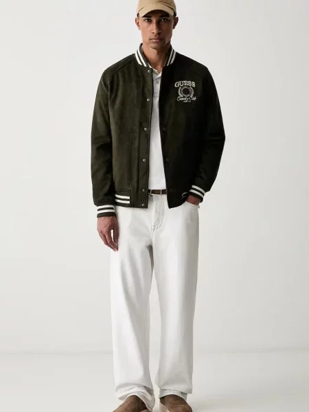 Guess geacă bomber pentru bărbați verde
