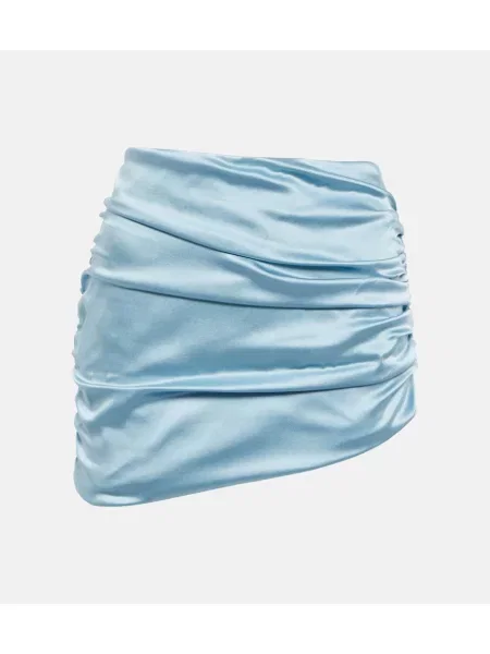 Fustă Alessandra Rich din satin albastru