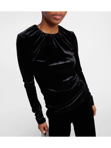 Top Toteme de catifea negru