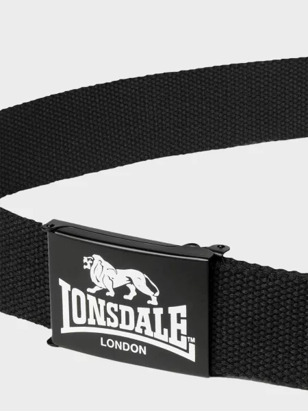 Ремень Lonsdale черный