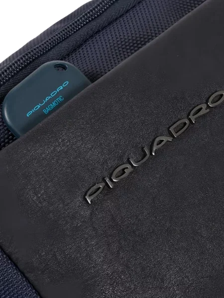 Curea Piquadro din piele albastru