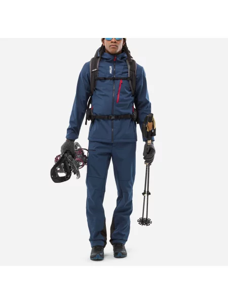 Kurtka softshell Millet Seneca Shield Bleu niebieska