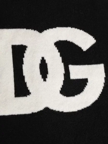 Fular Dolce & Gabbana cu autograf negru