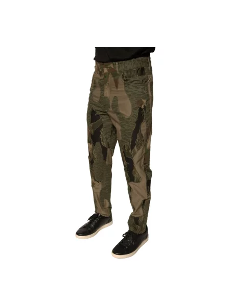 Skinny spodnie Dolce And Gabbana w kamuflażu