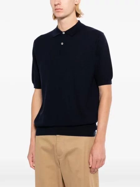 Tricou polo John Smedley albastru