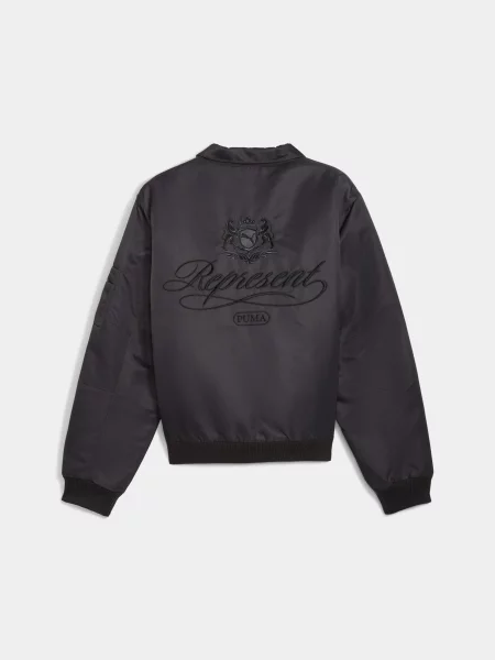 Бомбер Puma серый