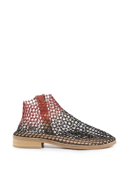 Cizme scurte Verdura Shoes plasă negru