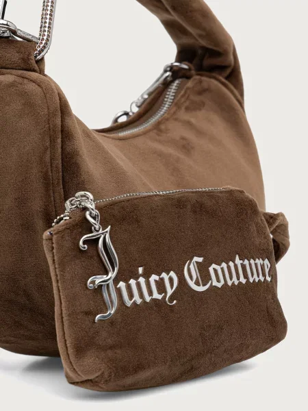 Велюровая сумка хобо Juicy Couture