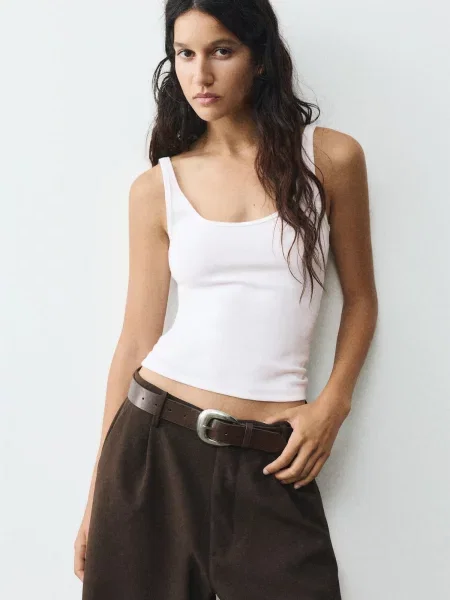 Pull&Bear Top fehér