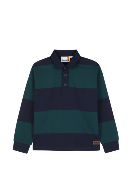 Koszulka polo dziecięca Timberland niebieska