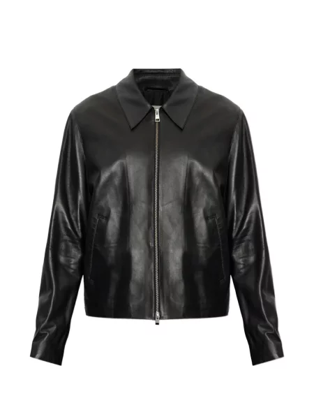 Geanta de piele Ami Paris negru