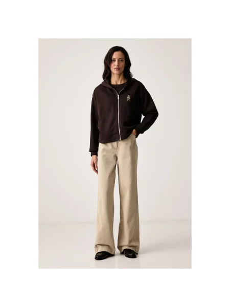 Bluza rozpinana Armani Exchange brązowa