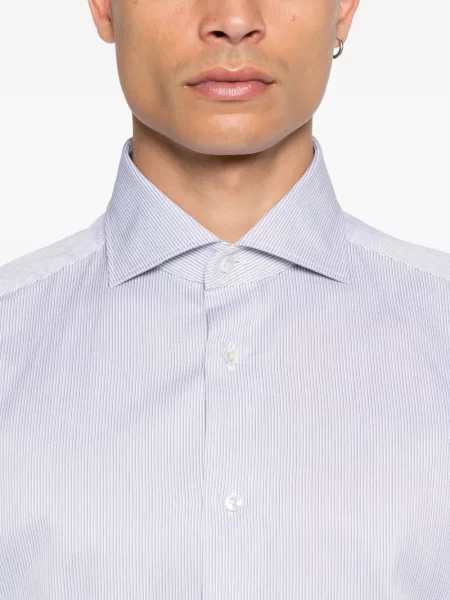 Cămașă Zegna cu dungi albastru
