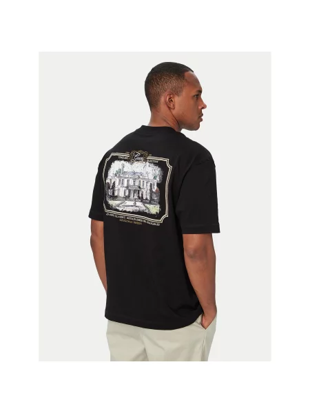 Guess T-Shirt Oversize μαύρο