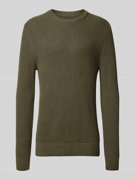 Sweter z dzianiny z okrągłym dekoltem Mcneal