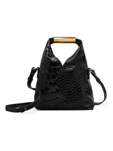 Maison Margiela torebka skórzana czarny