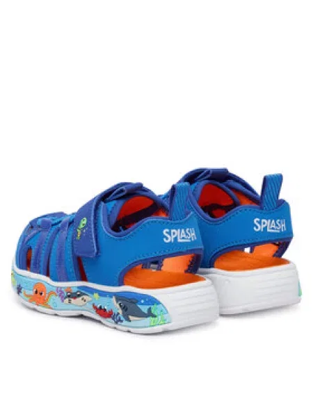 Sandály Skechers Infants Play Scene Splash modrá