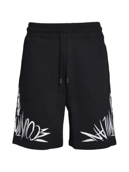 Pantaloni scurți County Of Milan cu imagine cu cordon negru