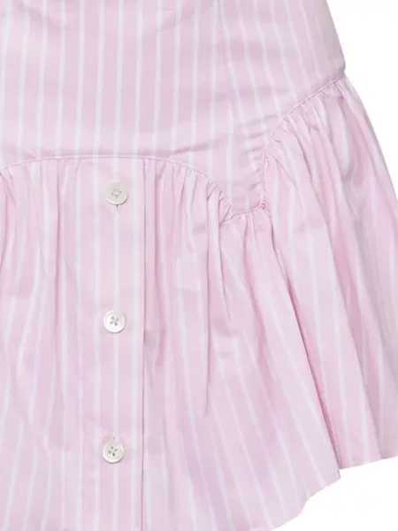 Fusta mini Fleur Du Mal din poplin roz