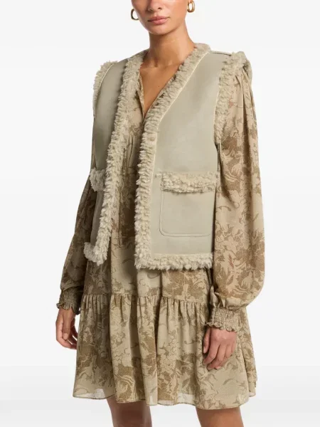 Vestă Michael Kors din piele de oaie