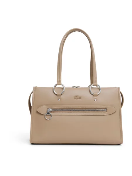 Torebka Lacoste beżowa