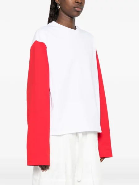 Lung tricou Lii alb