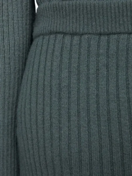 Fustă midi Marc O'polo tricotate până la genunchi verde