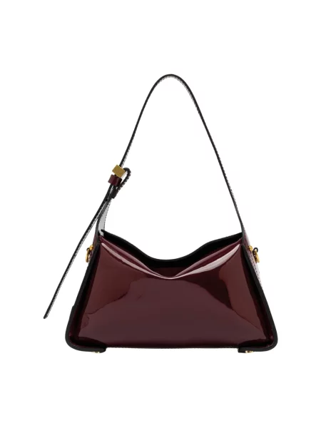 Torebka skórzana Gianni Chiarini skórzana czerwona