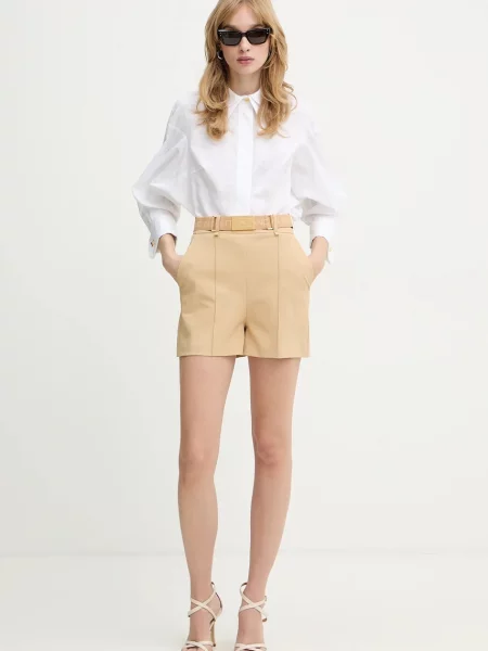 Elisabetta Franchi pantaloni scurți bej