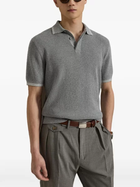 Πλεκτό polo Rlx Ralph Lauren γκρι