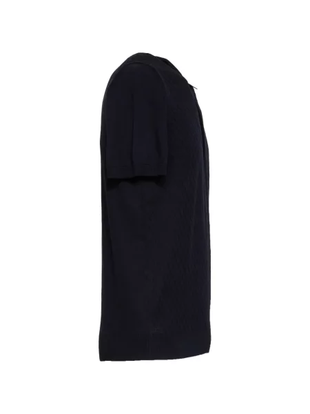 Gulerat tricou polo Fedeli clasic albastru