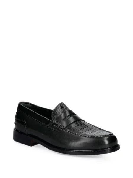 Кожени лоуфъри Clarks Originals зелено