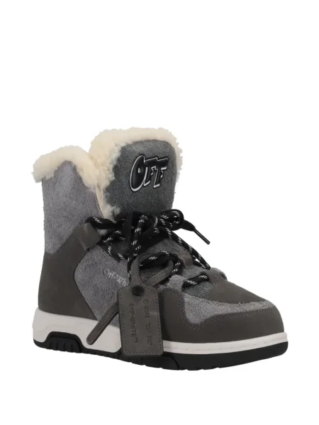 Botine Off-white alb